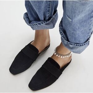 FP Movement by Free People Black Mules Sz 38 Euro (7.5-8)